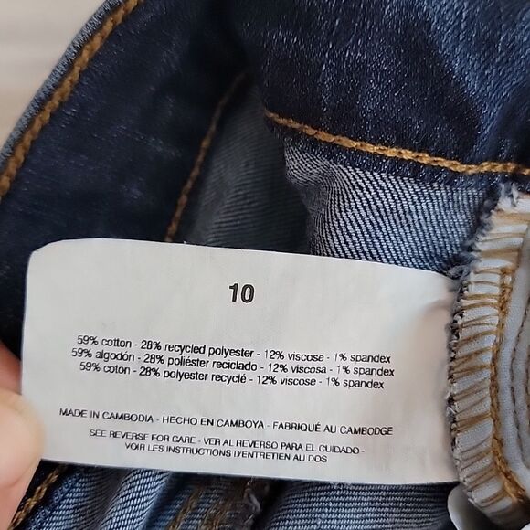 Ella Moss Blue Denim Straight Leg Jeans Womens Size 10 - Picture 10 of 13